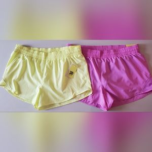 💛🩷All in Motion Women's Mid-Rise Run Shorts